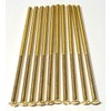 Pack of 10 Brass Electrical Screws 75mm X 3.5mm Brass(Gold)
