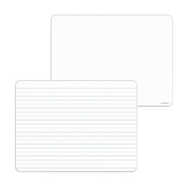 U Brands Dry Erase Lap Board, Double Sided, Ruled and Plain, 9" x 12", 24 Count