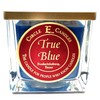 Circle E Candles, True Blue Scent, Medium Size Jar Candle,