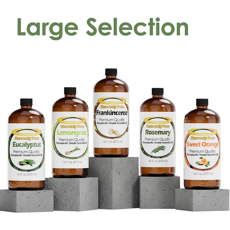 Heavenly Pure - Eucalyptus Essential Oil 16 oz Large Bottle