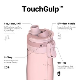 Super Sparrow Tritan Water Bottle, 750 ml, BPA-Free, Ideal Sports Bottle, One-Click Quick Flow TouchGulp Drinking Bottles, Lightweight, Sustainable