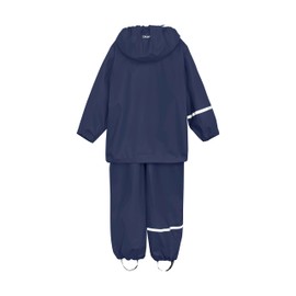 CeLaVi Very high-quality two-piece, wind- and waterproof rain suit in many colours (Celavi Zweiteiliger Regenanzug in Vielen Farben) - blue Plain, size: 110