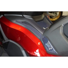 labelbike - 2 x 3D Gel Resin Stickers on the Side Running Board Protector Compatible with Honda Forza 750