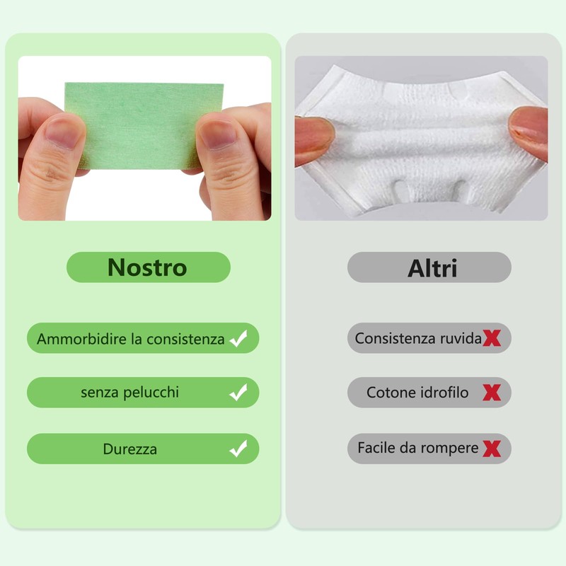 630 Pezzi Pad Unghie per Sgrassare, Dischetti Cotone Senza Pelucchi