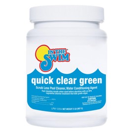 In The Swim Quick Clear Green - Turn Your Pool Water from Green and Cloudy to Sparkling Blue - 2 Pound