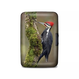 Monarque RFID Secure Armored Wallet Woodpecker Armored Wallet