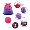 XMRSOY Mochila de gimnasio con cordón resistente al agua, nailon,