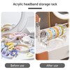 UgyDuky Jewelry Organizer Headband & Earring Holder Stand Acrylic Hair