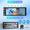 Motorsi Single Din Car Stereo with Wireless Apple Carplay, 6.9