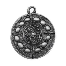 Movic Elden Ring Pin Badge Talisman Collection Vol. 01 Movic 1.5-Inch Pin - Crimson Amber Medallion