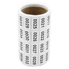 Namvo Number Label Stickers 0001-2000 Waterproof Inventory Management Labels