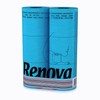 Renova Blue Toilet Paper 3-Ply - Pack of 6 Compact