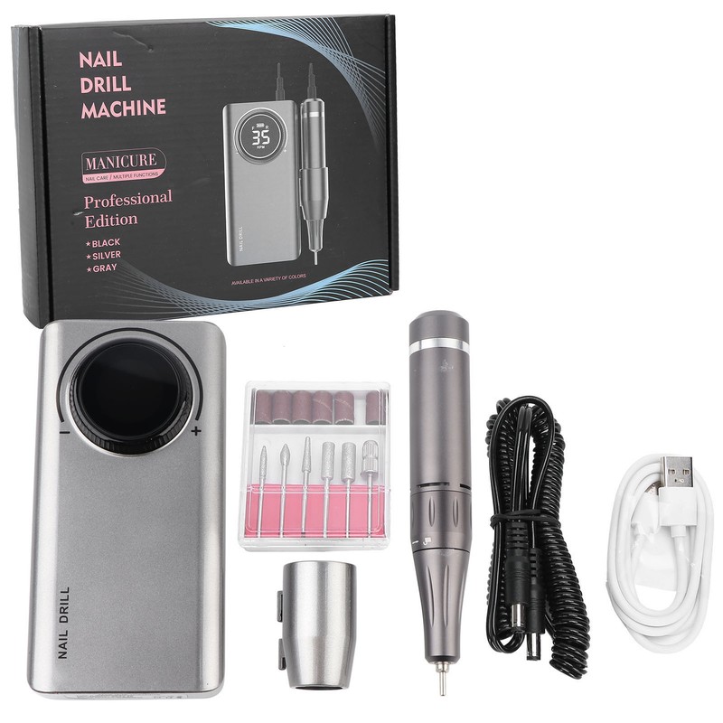35000RPM Rechargeable Electric Nail Drill Pen Machine Portable Nail Grinding