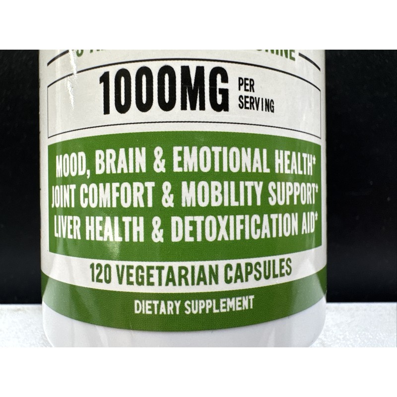 SAM-e 1000mg, High Potency for Anxiety Relief-Mood, Liver & Joint