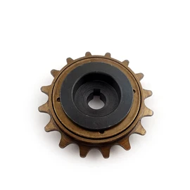 16T Freewheel for Unite Motor 1/2"x"1/8" Chain Freewheel Fit #410 Bicycle Chain Customized Freewheel Base for Left Drive Motor (16T)