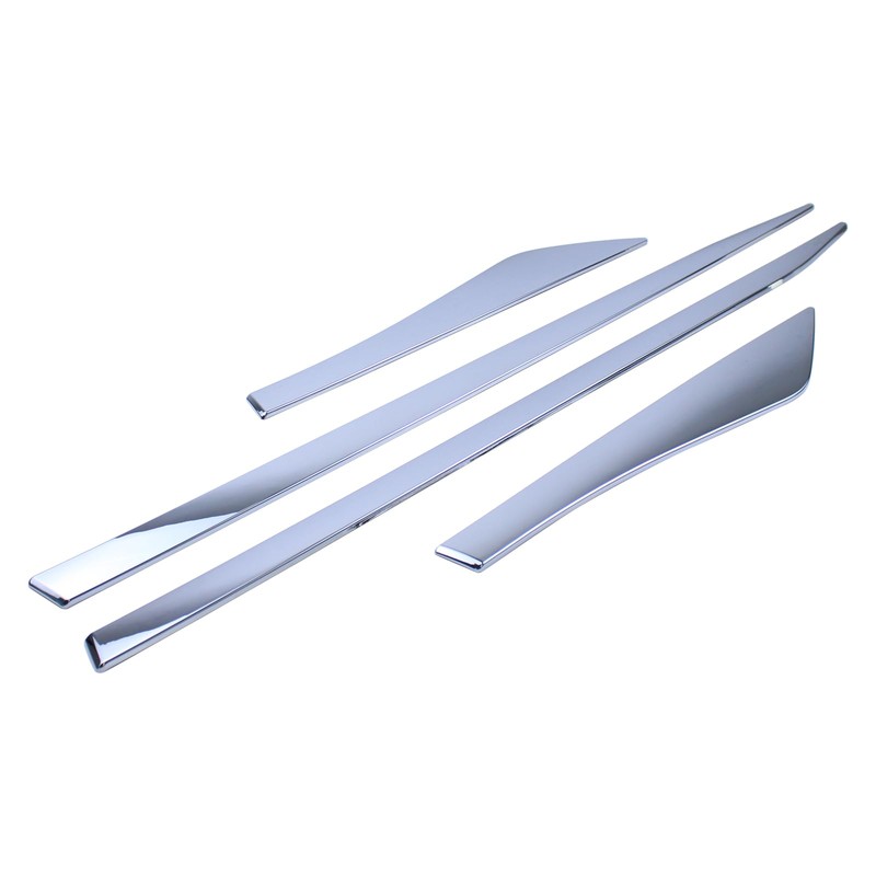 Roneeson 4Pcs Chrome Front and Rear Left Right Door Side