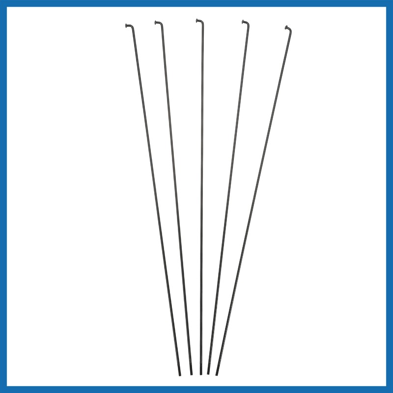A ABSOPRO 12 Pcs 14G J Bend 293mm Bike Bicycle