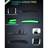 PWOBVZ Dynamic Green LED Side Marker Lights for Chevy Camaro