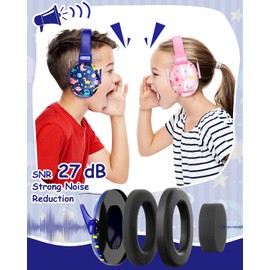 Dr.meter Children's Hearing Protection Earmuffs Children with Autism High Quality Noise Protection Headphones Mini Ideal for Noise Protection Headphones Children Everyday Celebrations Sports Music