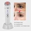 Portable Photon Red Blue Light Facial Hot Compress Massage Anti