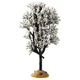 Lemax Christmas Village White Hawthorn Tree 5 Inches Tall #94540