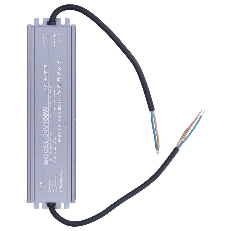 IP67 Waterproof Power Supply Copper Core Cable LED Driver Transformer