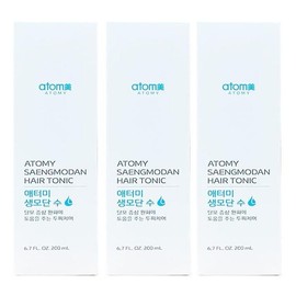 Atomy Fresh Hair Dansu Atomy Liquid 200ml 3pcs Hair Tonic Scalp Care x3SET (LC) / 애터미 생모단수 애터미액 200ml 3개 헤어토닉 두피케어 x3SET(LC)