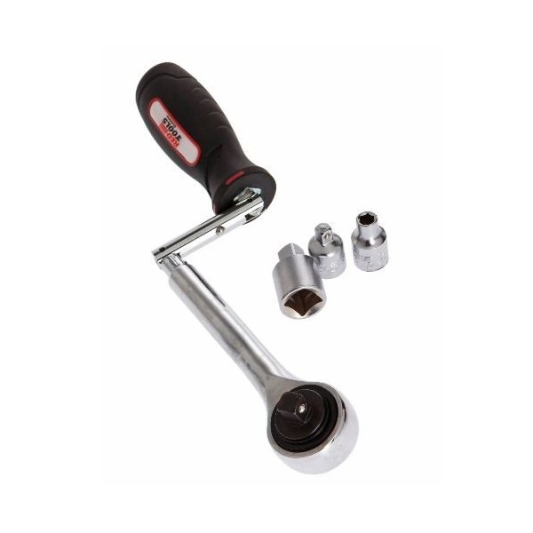 'Set of 4 Red Tools RT20165 Magic Ratchet 3/8 +