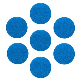 tBesme 100 PCS Adhesive Felt Circles,1.5 inch Self-Adhesive Felt Sticker for Party DIY Craft Projects,Sewing Handcraft Finishing (Blue)