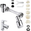 Extensor de Grifo Giratorio 1080°, Aireador Universal para Cocina y