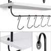 Olakee Floating Wall Shelves for Kitchen Bathroom Coffee Nook with