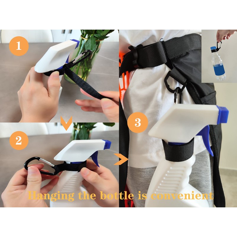 Bafelia Waterproof Cleaning Apron with 7 Pockets, Cleaning Supplies for