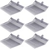 Lasnten 6 Pcs Manure Fork Head Bulk 18 Tines Pitch