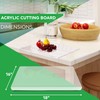 Acrylic Cutting Board with Counter Lip in Small, Large and