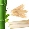 2400 Pieces Premium Bamboo Wooden Toothpicks - 4 Boxes of