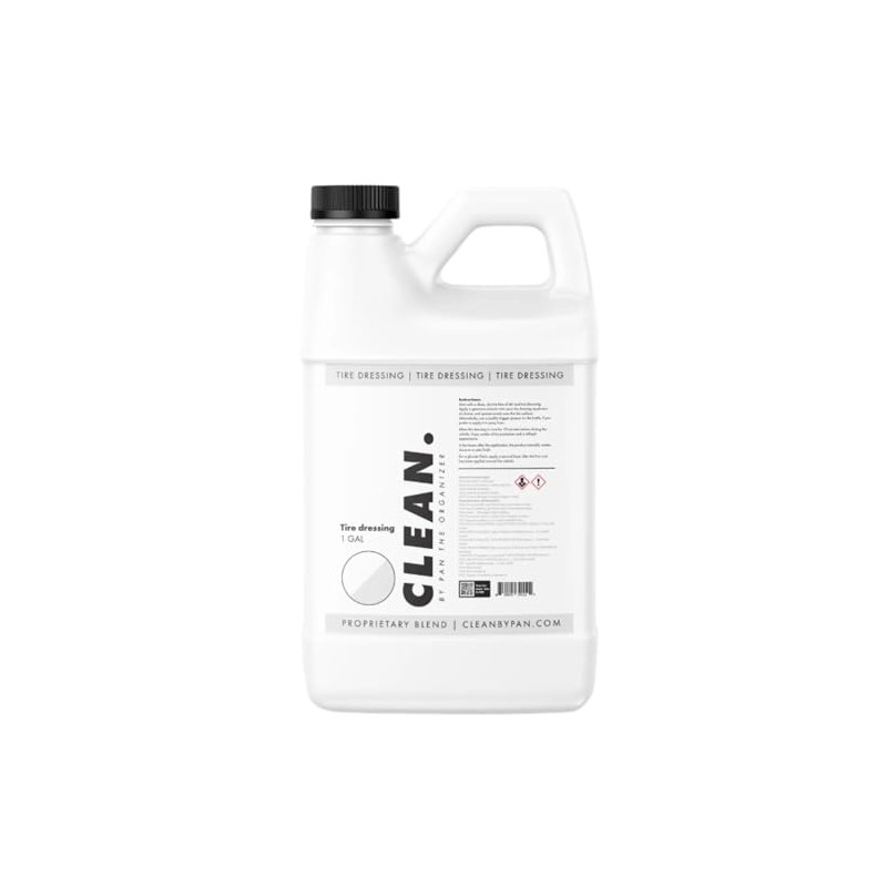 CLEAN. Tire Dressing – 128oz-Hydrophobic Satin Finish, No Sling, UV
