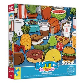 Ceaco - Brian Cook - Butts on Things - Rompecabezas de 500 Piezas