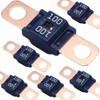 Opfiue 6 PCS AMI/Midi Fuse,100 Amp High Current, Bolt-on,Fuse for