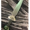 Athame / Dagger - Lunar Moth Moon Phases Green Ombre