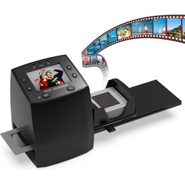 DigitNow! 35mm Negativa Visor de Diapositivas escáner USB Fotocopiadora | Escáner/Digitalizador Todo en uno de Alta resolución de 10 MP - Cuenta con Pantalla en Color de 2,4" y Salida para AV/TV