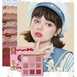 Flower Knows LoveBear 9 Color Eyeshadow Palette (Strawberry Milk)