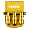 Vessel QB-10B3YY Limited Quick Catcher 3 Row Holder, Yellow