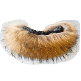 Real Pelts Collars Warm Hairs Scarf Raccoon Hairs Collar Hood Unisex 60CM16