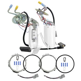 Front & Rear Fuel Pump Assembly Compatible with Ford F-150 F-250 F-350 1992 1993 1994 1995 1996 1997 SP2005H SP2007H