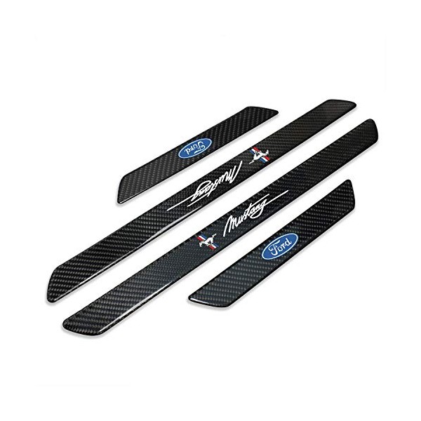 iPick Image for Ford Mustang Script Real Carbon Fiber 4