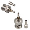10PCS BNC Male Crimp Solder Attachment Connector 50 Ohm Impedance