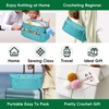 KarSyon Crochet Bag Yarn Storage Organizer Knitting Bag For Crocheting
