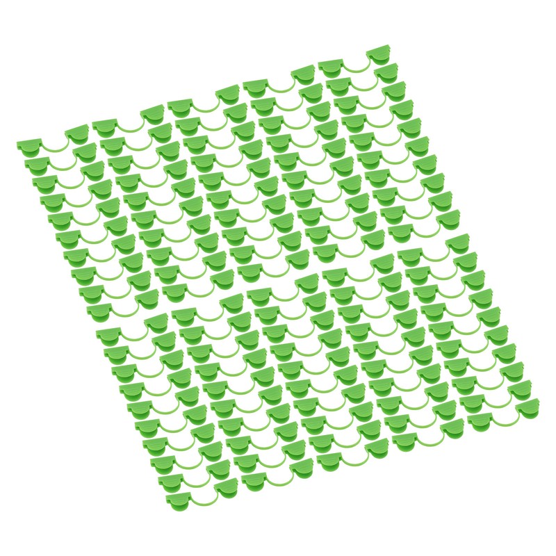 100PCS Greenhouse Arch Frame Double Head Plastic Clip Heating Press