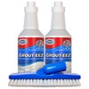 Clean-eez Grout Cleaner 2 Pack with Stand-Up Brush Attachment -