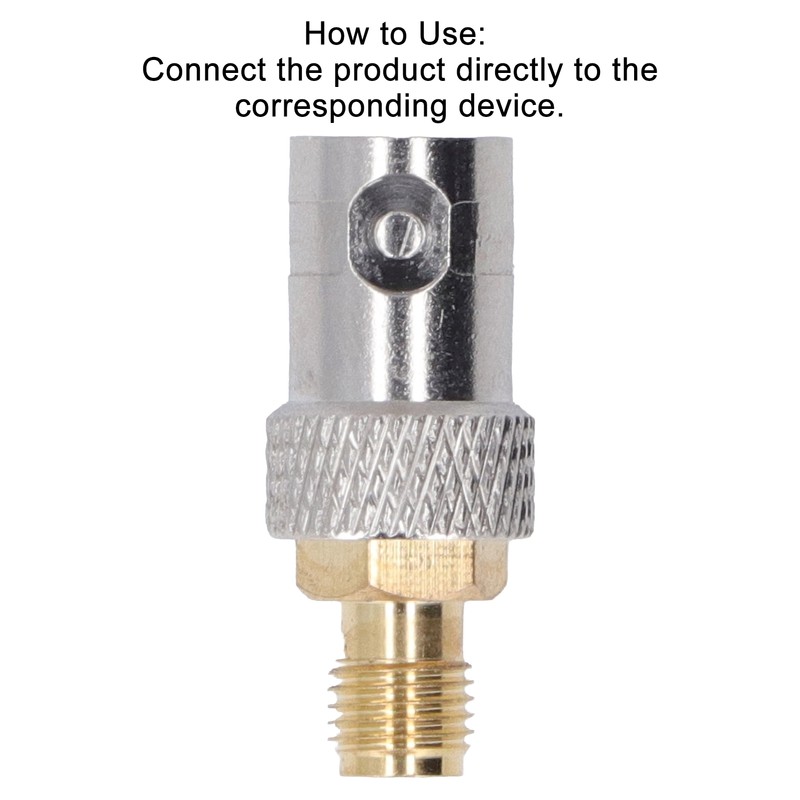 10Pcs RF Coaxial Cable Adapter SMA Female to BNC Female